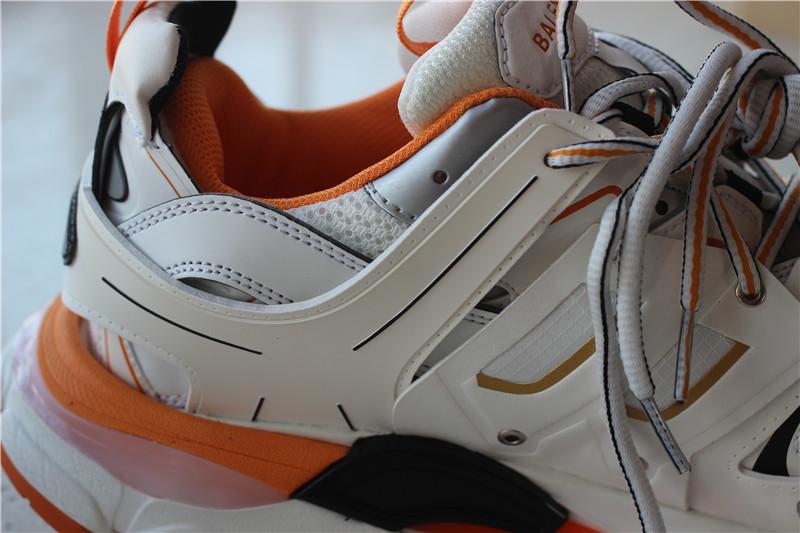 PK God exclusive Balencia Paris Track Sneakers White Orange best version ready to ship